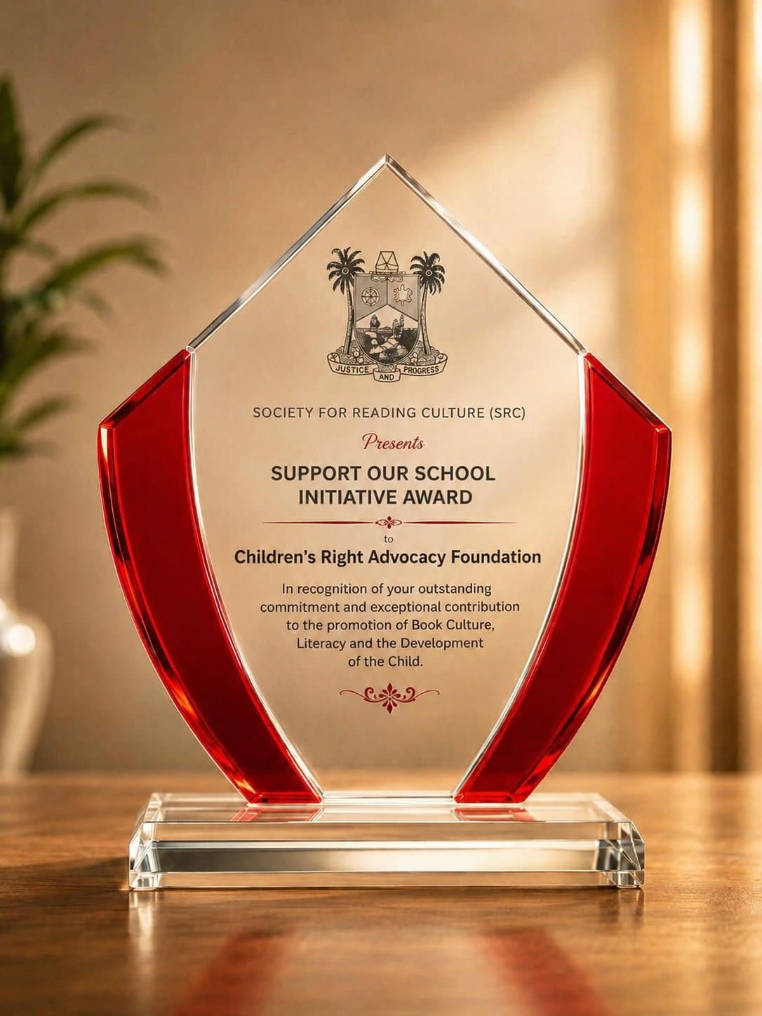 Support Our Schools Initiative Award