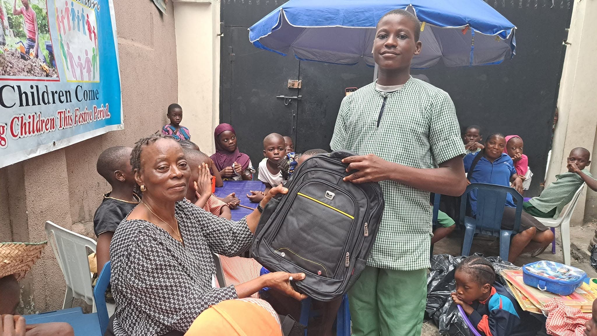 School supplies distribution