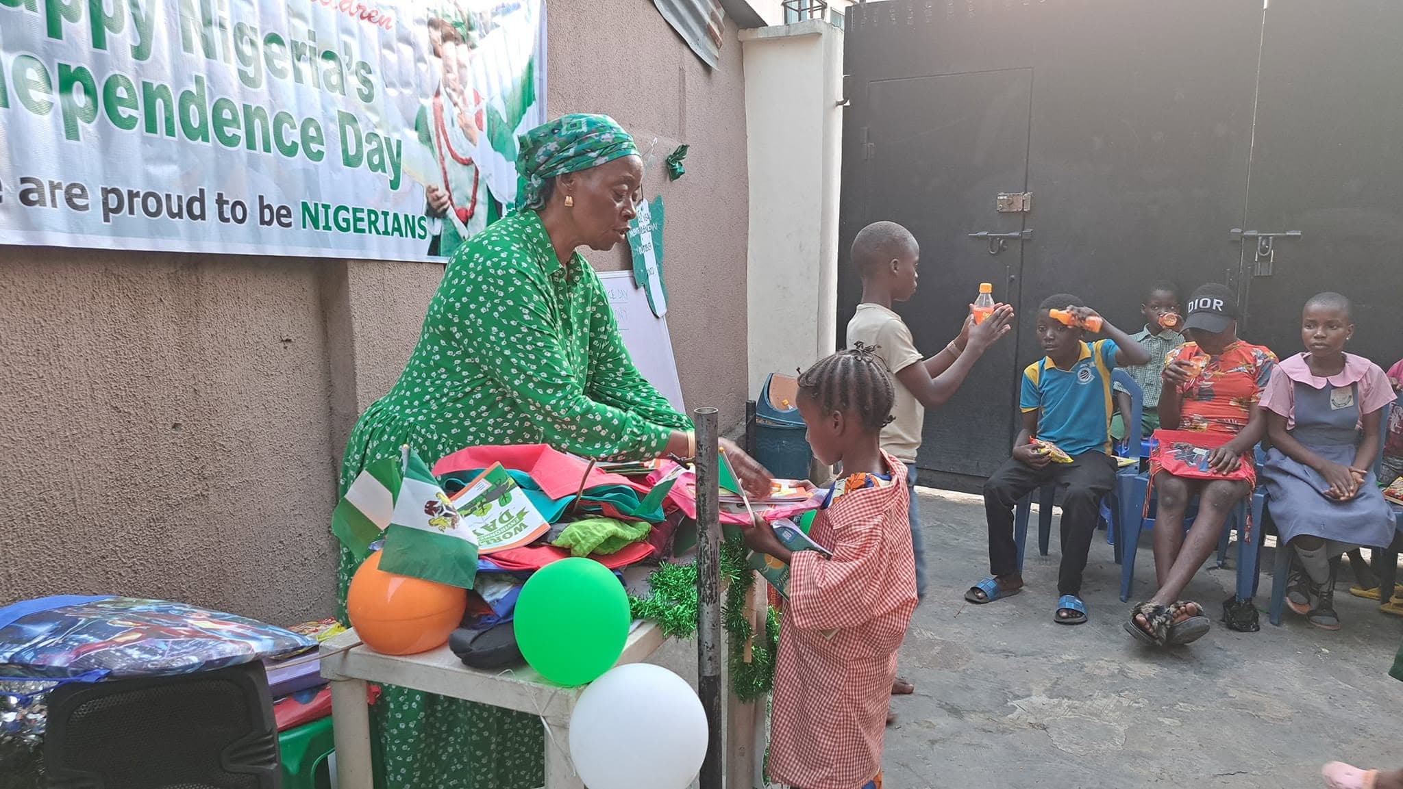 Celebrating Nigeria's 62nd Independence Day With Children